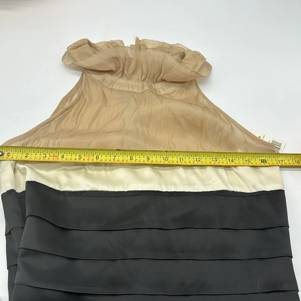 Akira Black Cream Tan Sleeveless Dress Size  L